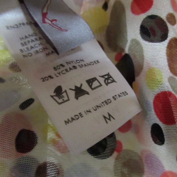 The Diving Girl Collection Polka Dot Tie Halter Size M - Picture 8 of 8